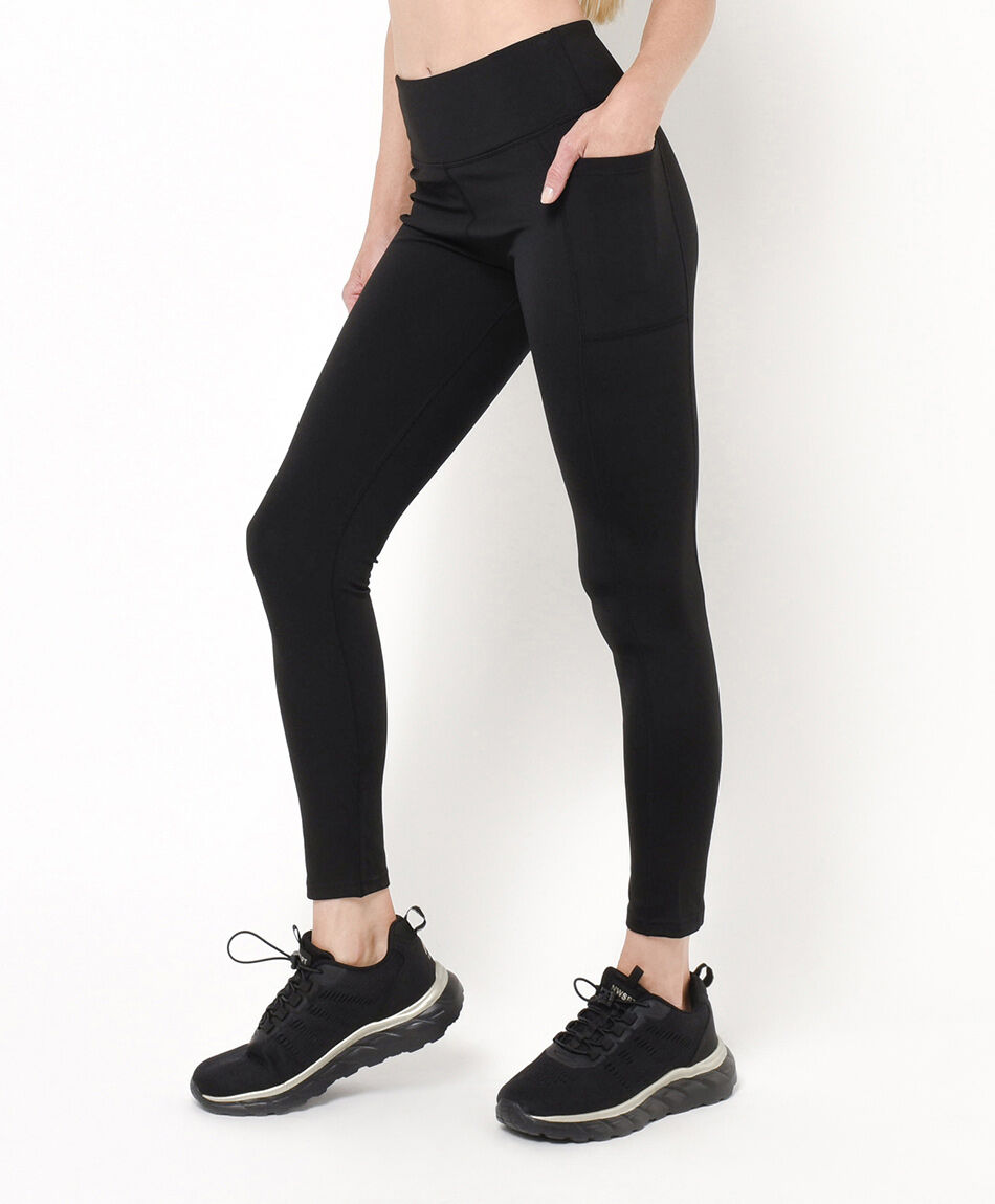 Calza deportiva mujer t&eacute;rmica lisa