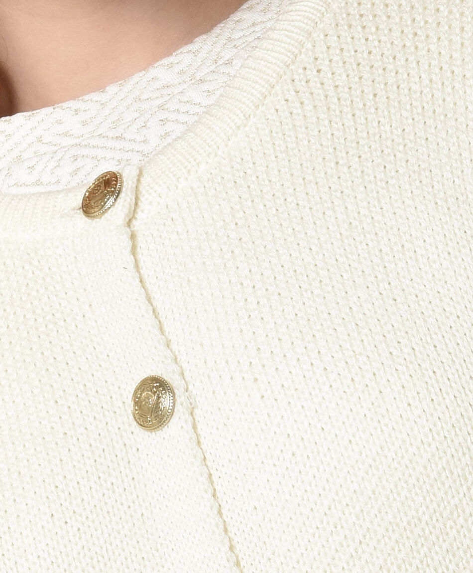 Chaqueta mujer tejida botones