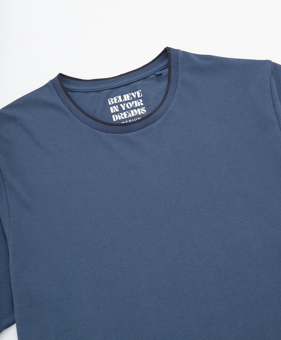 Remera hombre contraste