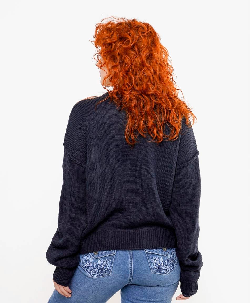 Sweater mujer teddy blue