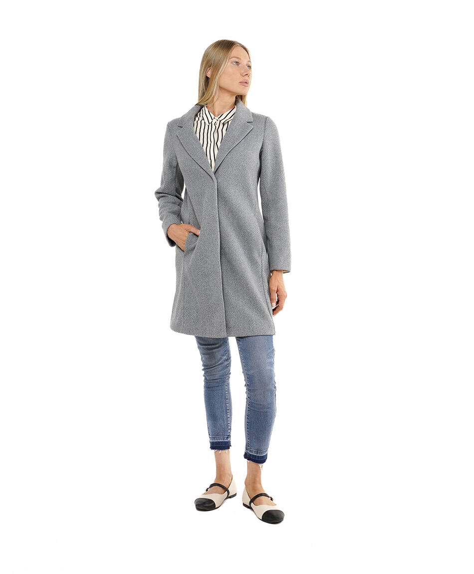 Abrigo mujer entallado