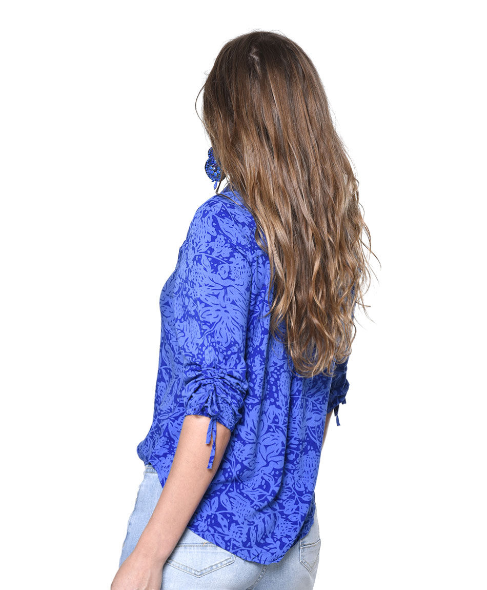 Blusa estampada tirador