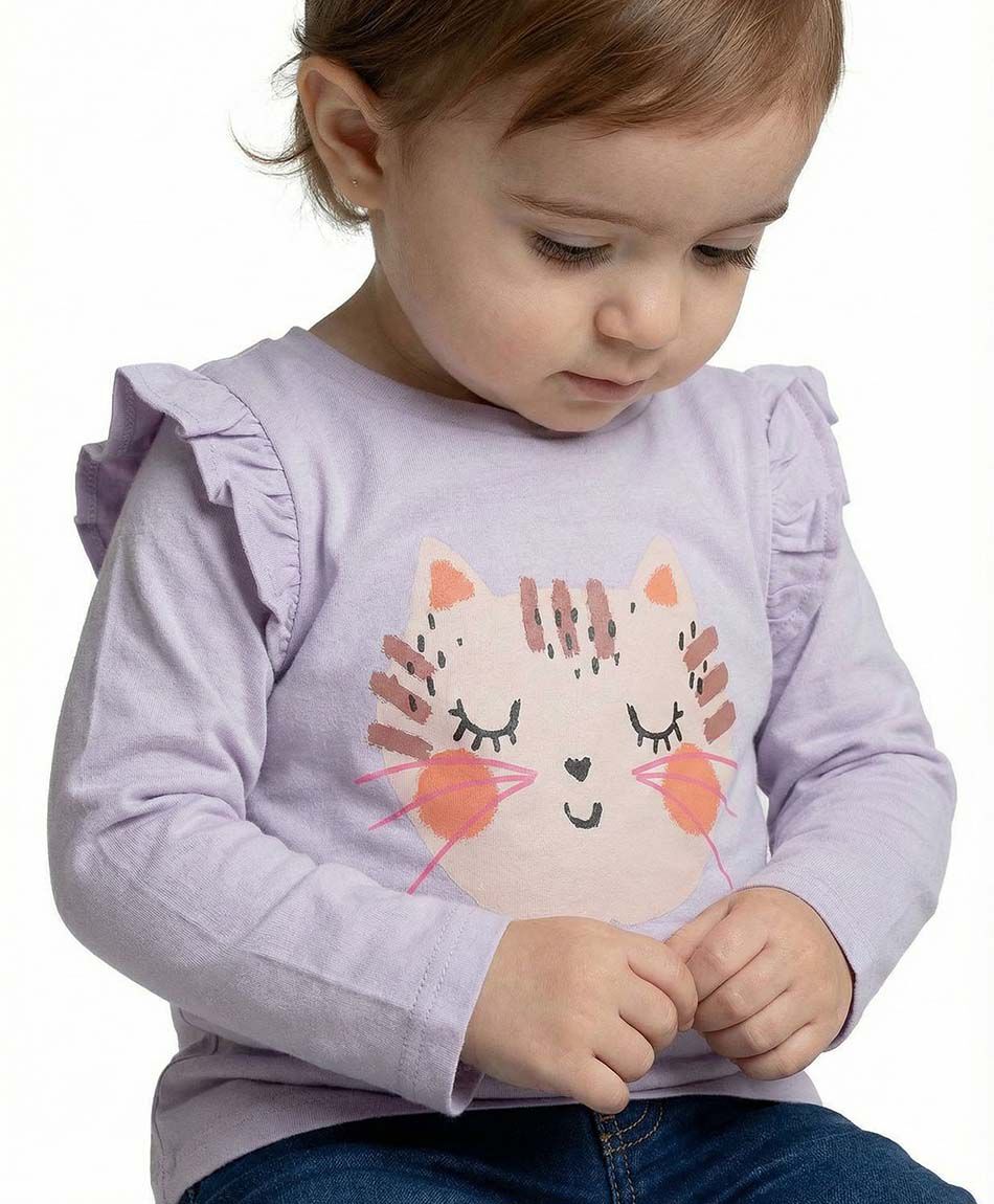 Remera beb&eacute; estampado adorable