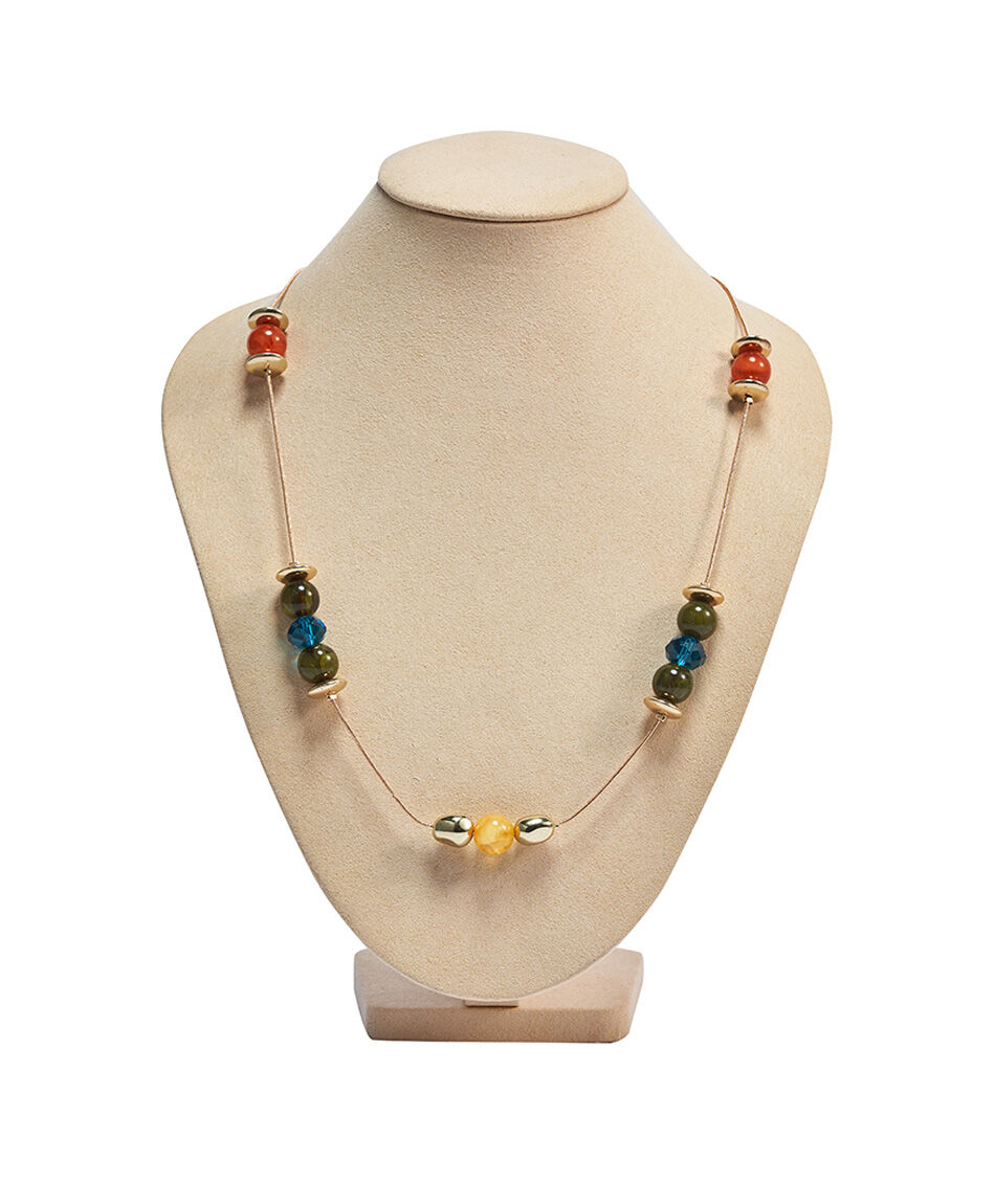 Collar mujer estilo piedras