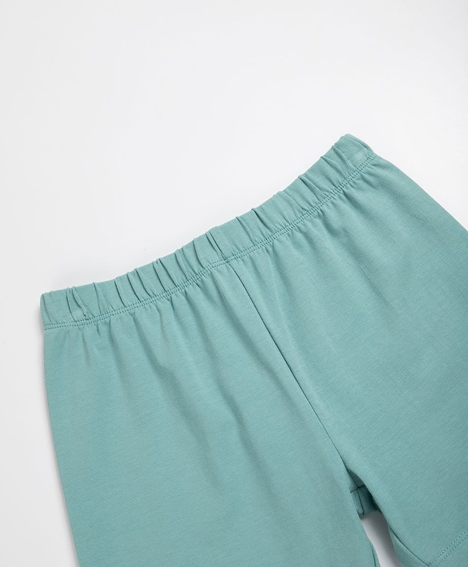 Short ni&ntilde;a biker verde