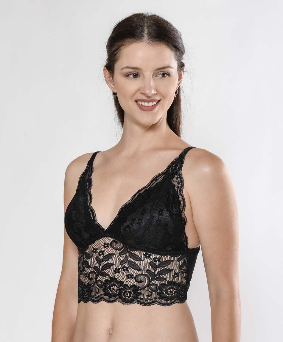 Bralette mujer espalda acanalada