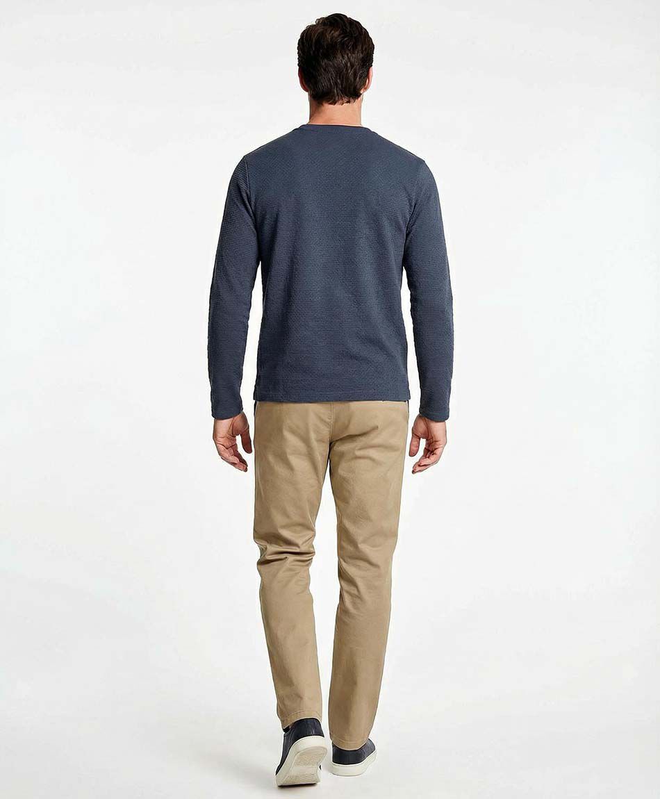 Remera hombre cuello redondo navy