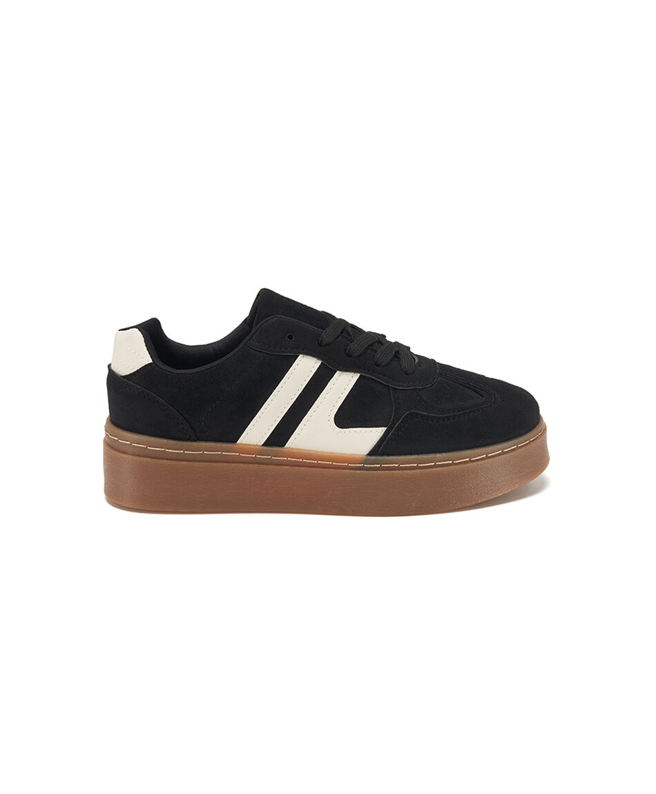 Zapatilla mujer vintage black