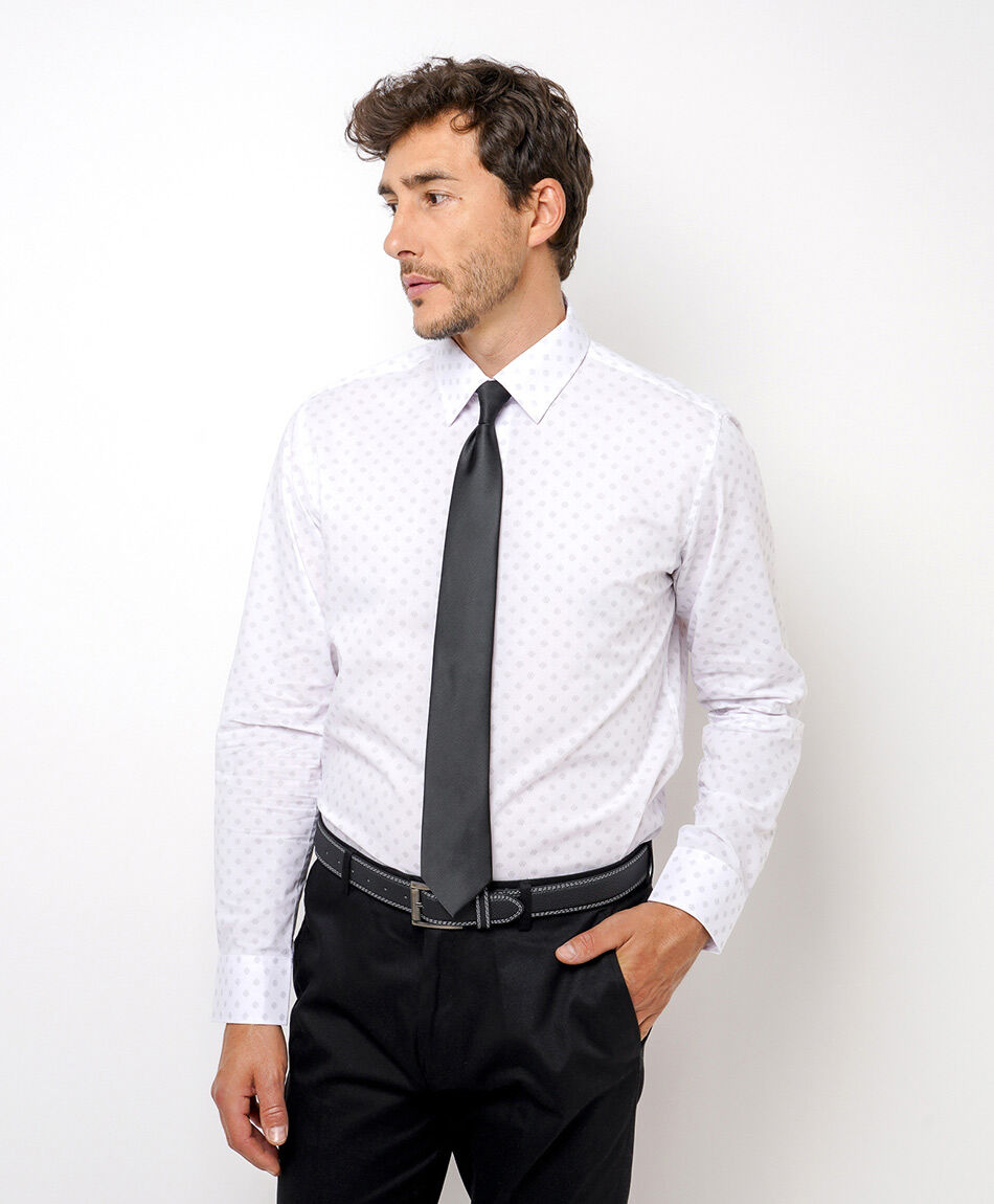 Camisa hombre formal dise&ntilde;o estampado