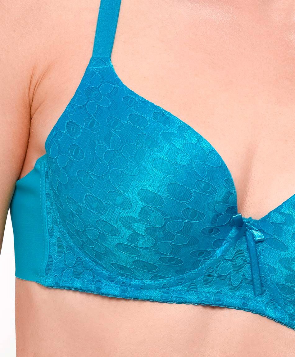 Corpi&ntilde;o mujer push up lado seamless