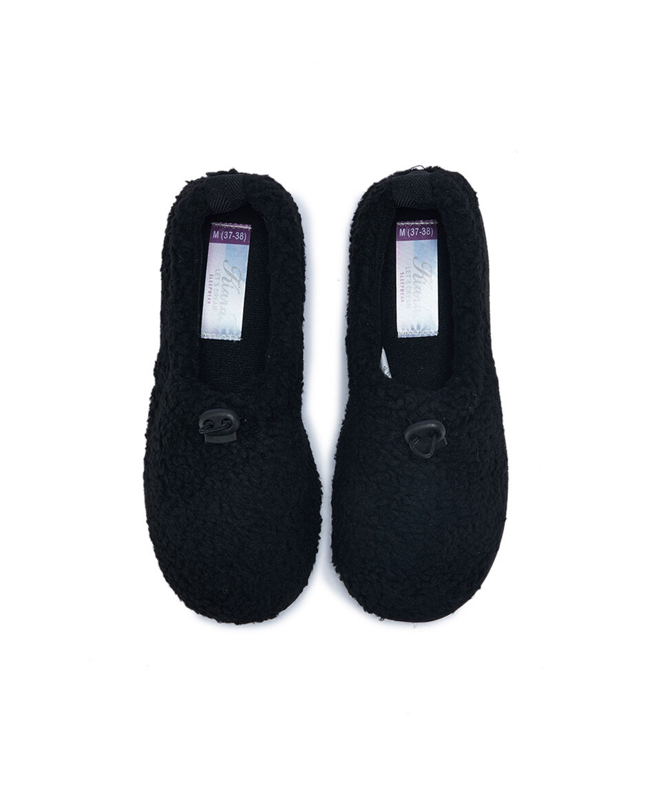 Zapatillas de descanso mujer sherpas black