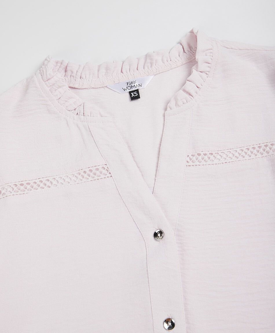 Camisa mujer cuello vuelitos