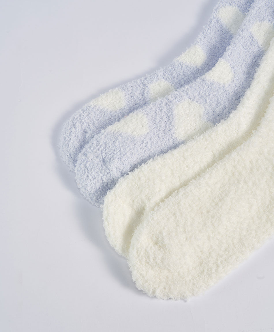 Pack 2 medias mujer dise&ntilde;o oso