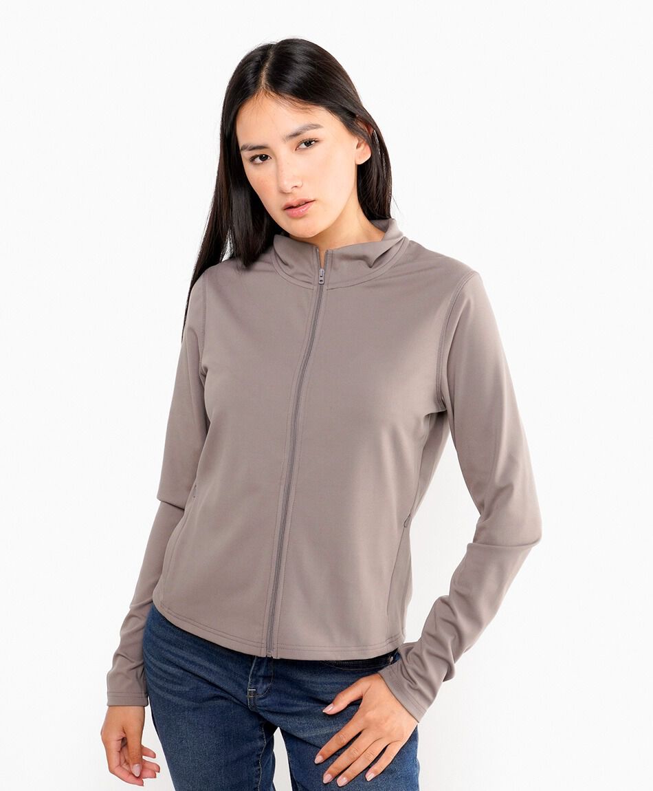 Buzo mujer light grey