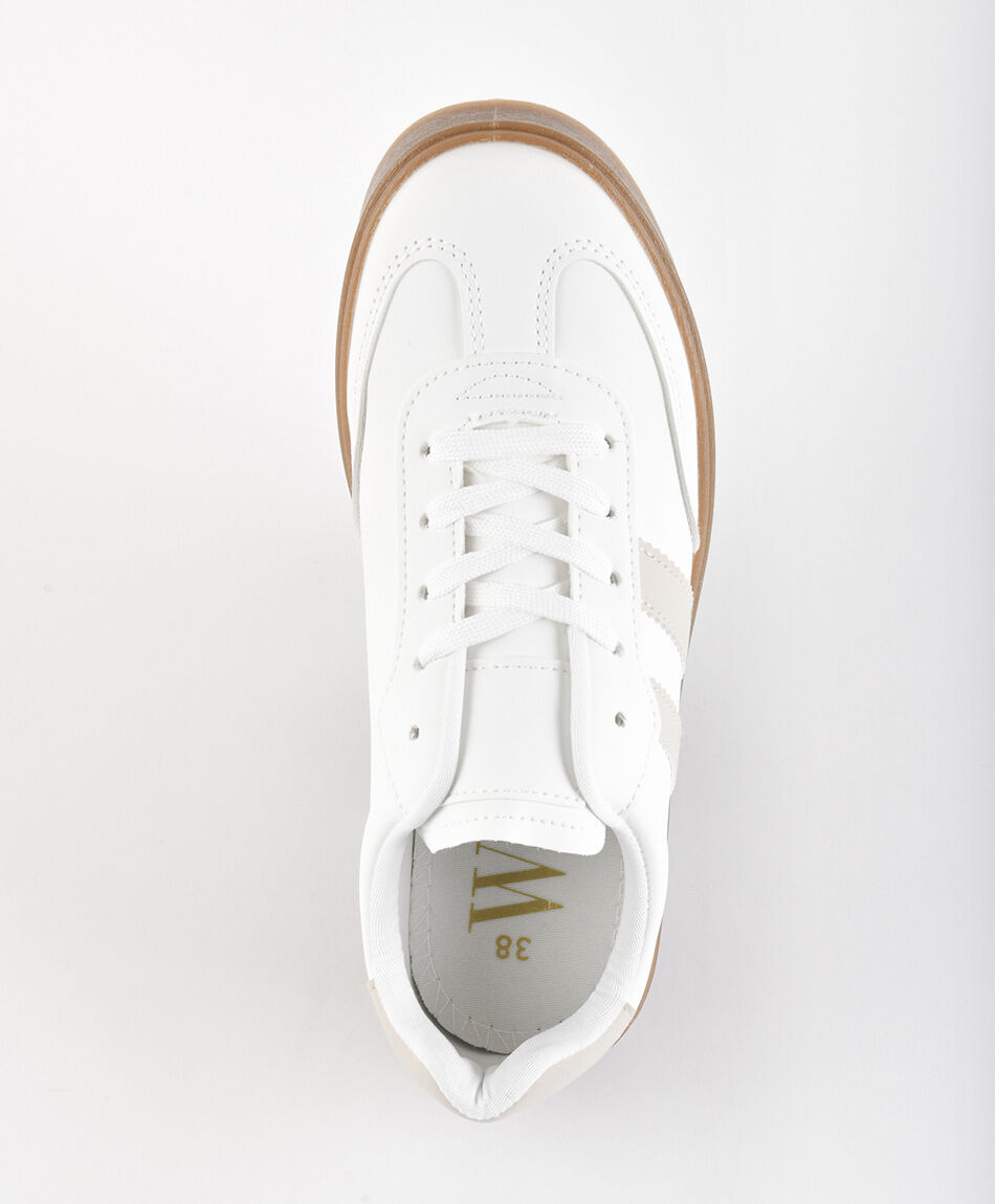Zapatilla mujer vintage white