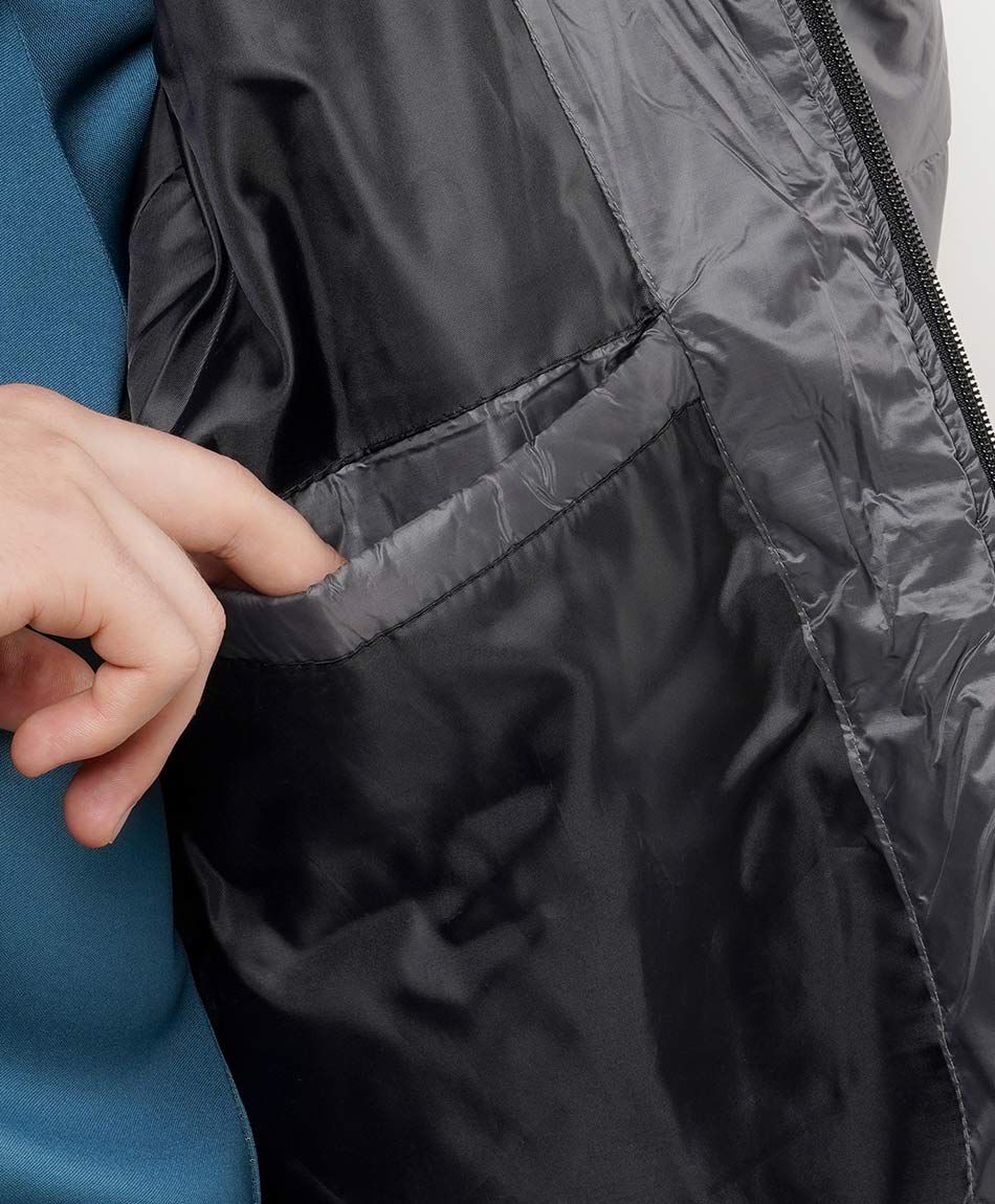 Parka deportiva hombre costuras