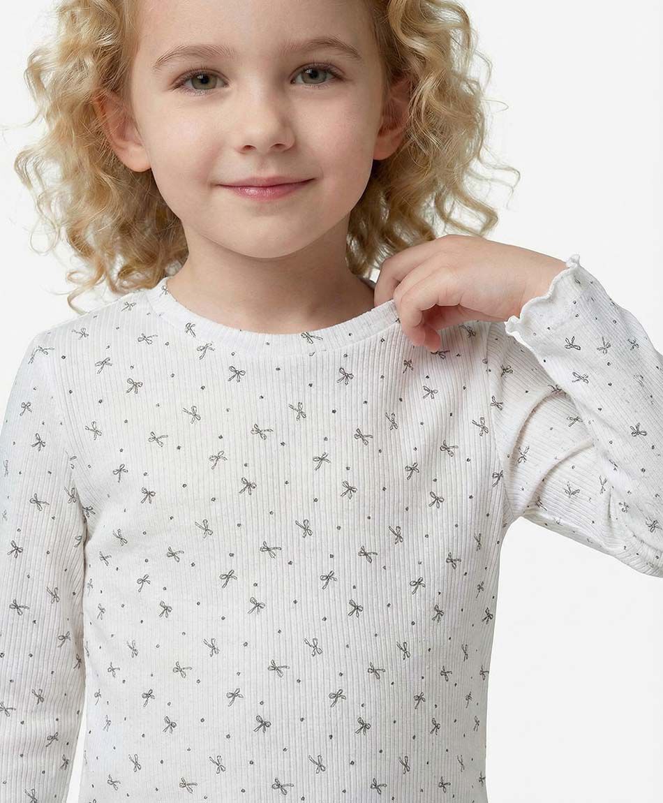 Remera beb&eacute; manga larga mo&ntilde;os