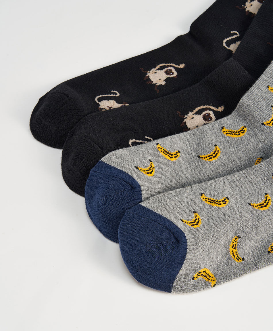 Pack 2 calcetines hombre