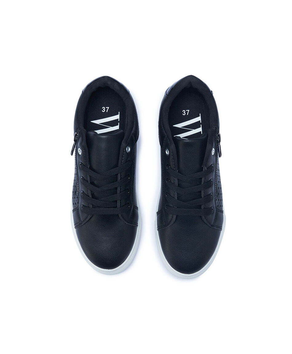 Zapatillas mujer cierre lateral