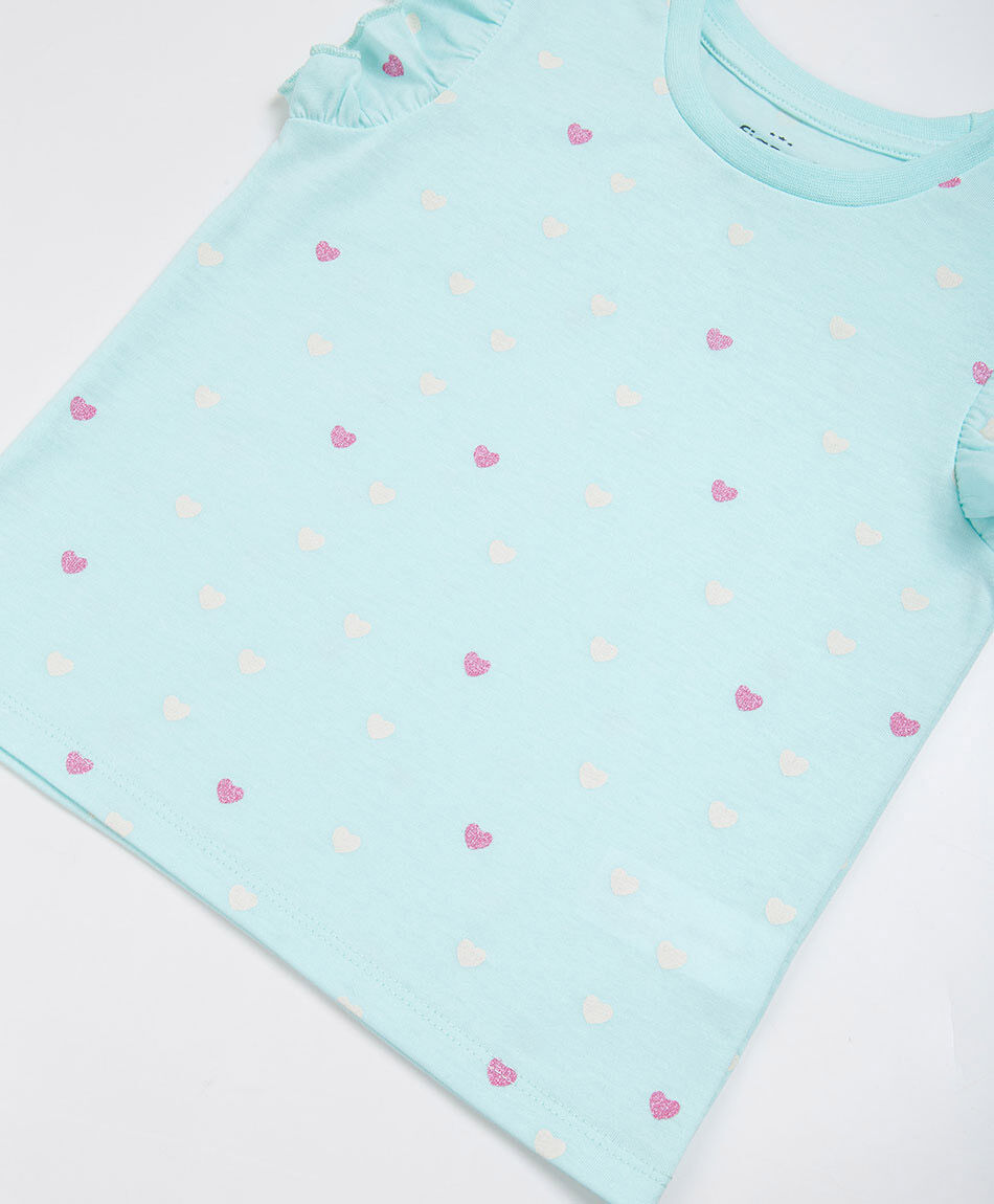 Remera beb&eacute; corazoncitos