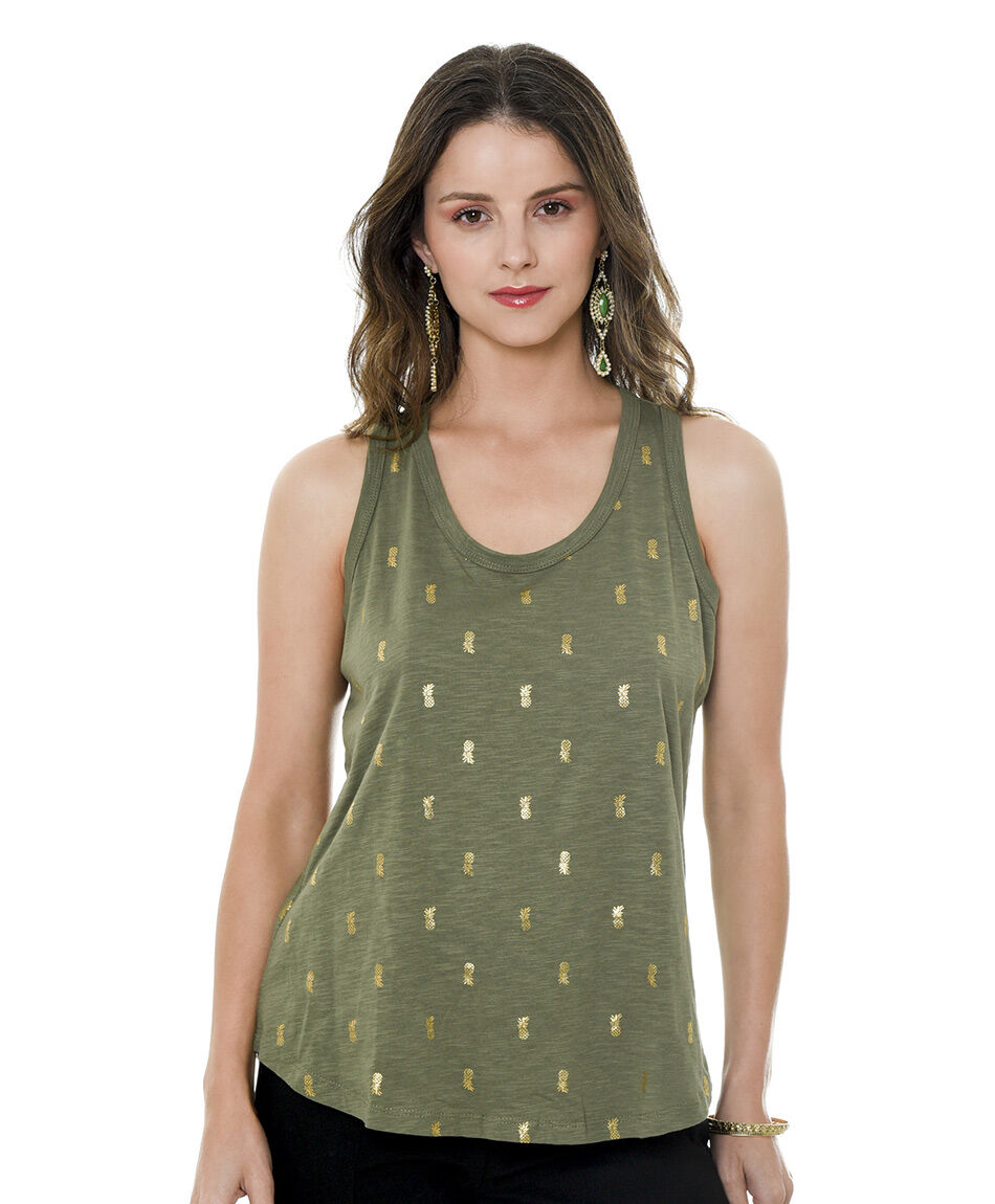Polera estampada