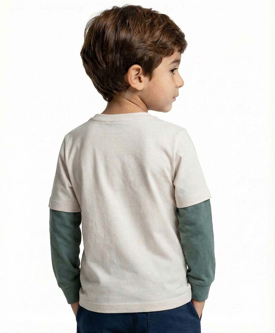 Remera beb&eacute; estampado dinocool