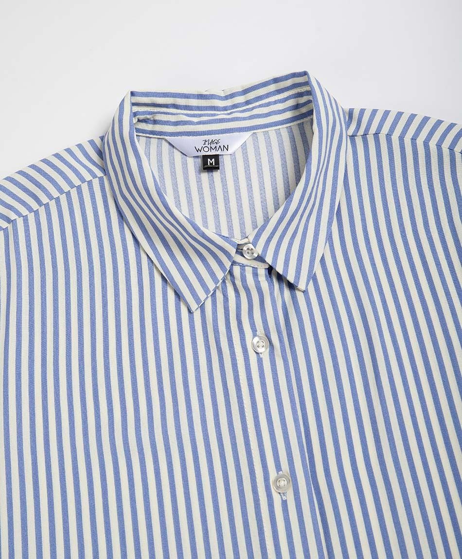 Camisa mujer rayas sin mangas