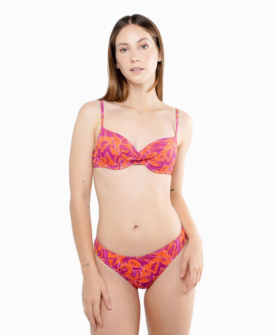 Bikini mujer print bicolor