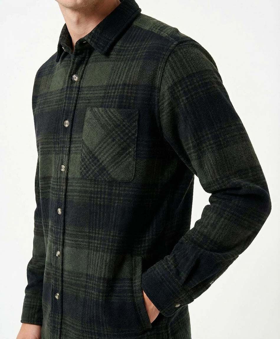 Campera hombre escoc&eacute;s franela