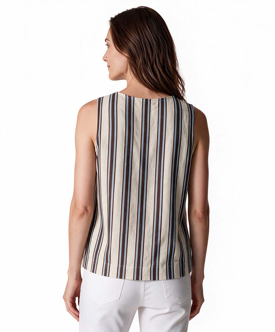 Camisa mujer vest l&iacute;neas