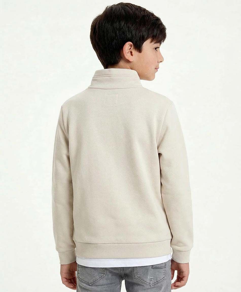 Buzo ni&ntilde;o skate beige