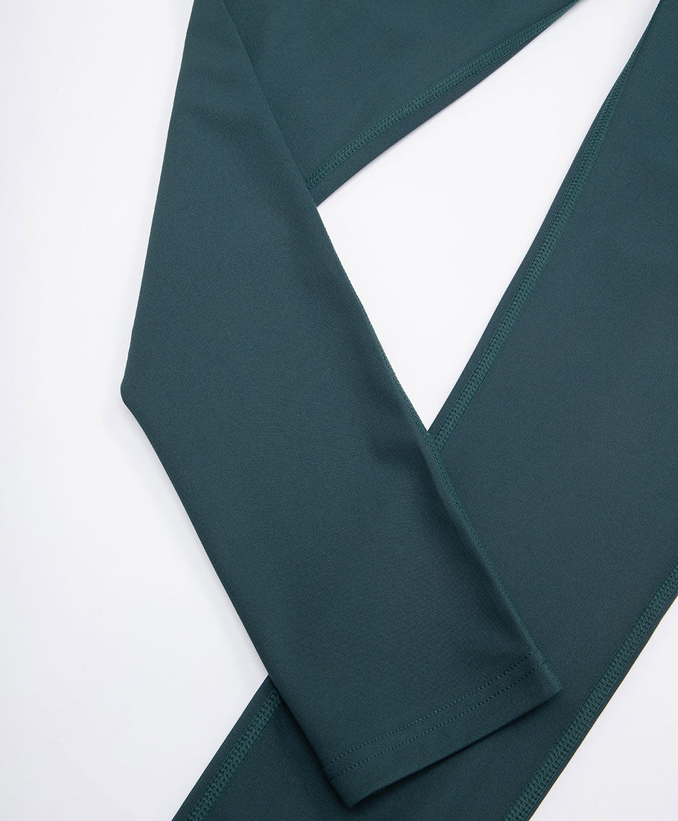 Calza deportiva mujer lisa dark green