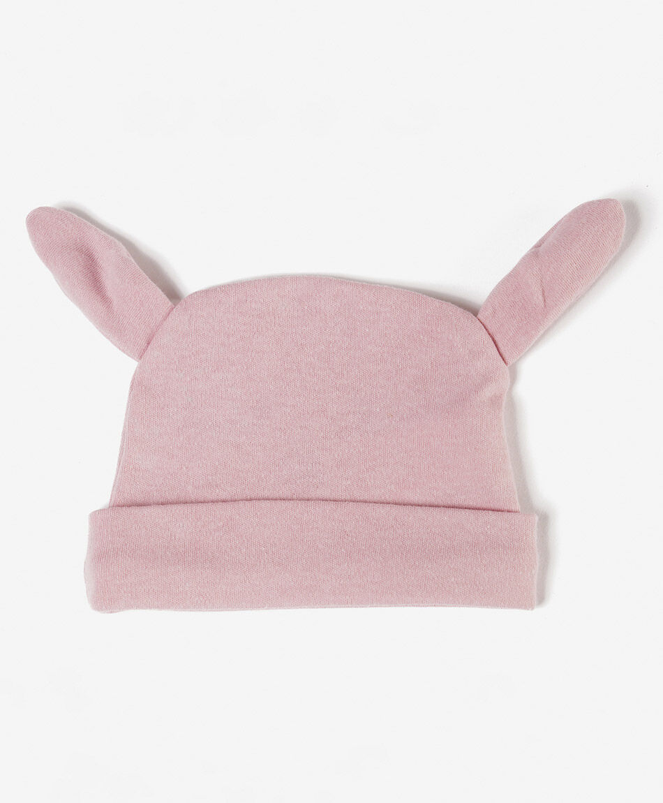 Set gorro + calcetines beb&eacute; conejito