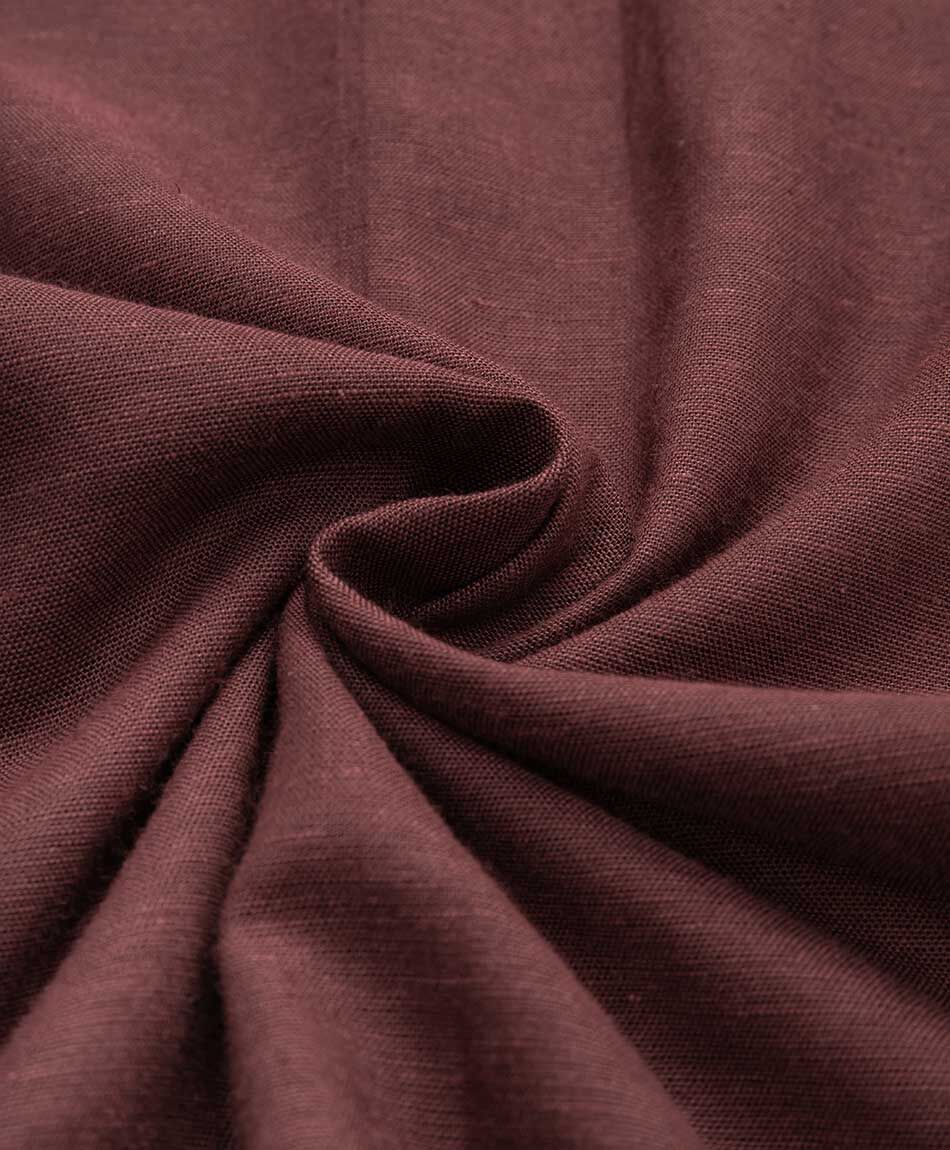Camisa hombre lisa burdeo
