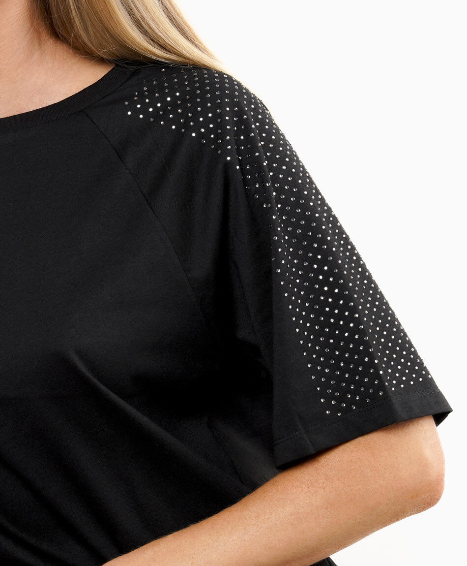 Remera mujer brillo estelar