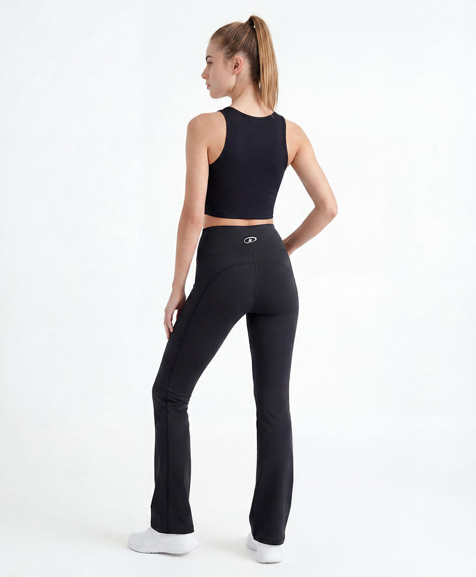 Calza deportiva mujer recta lisa