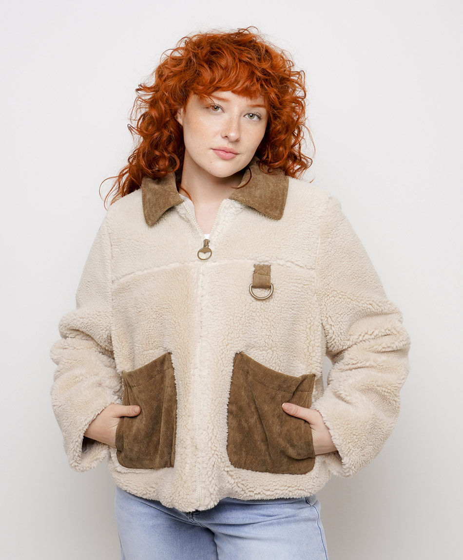 Campera mujer chiporro corderoy