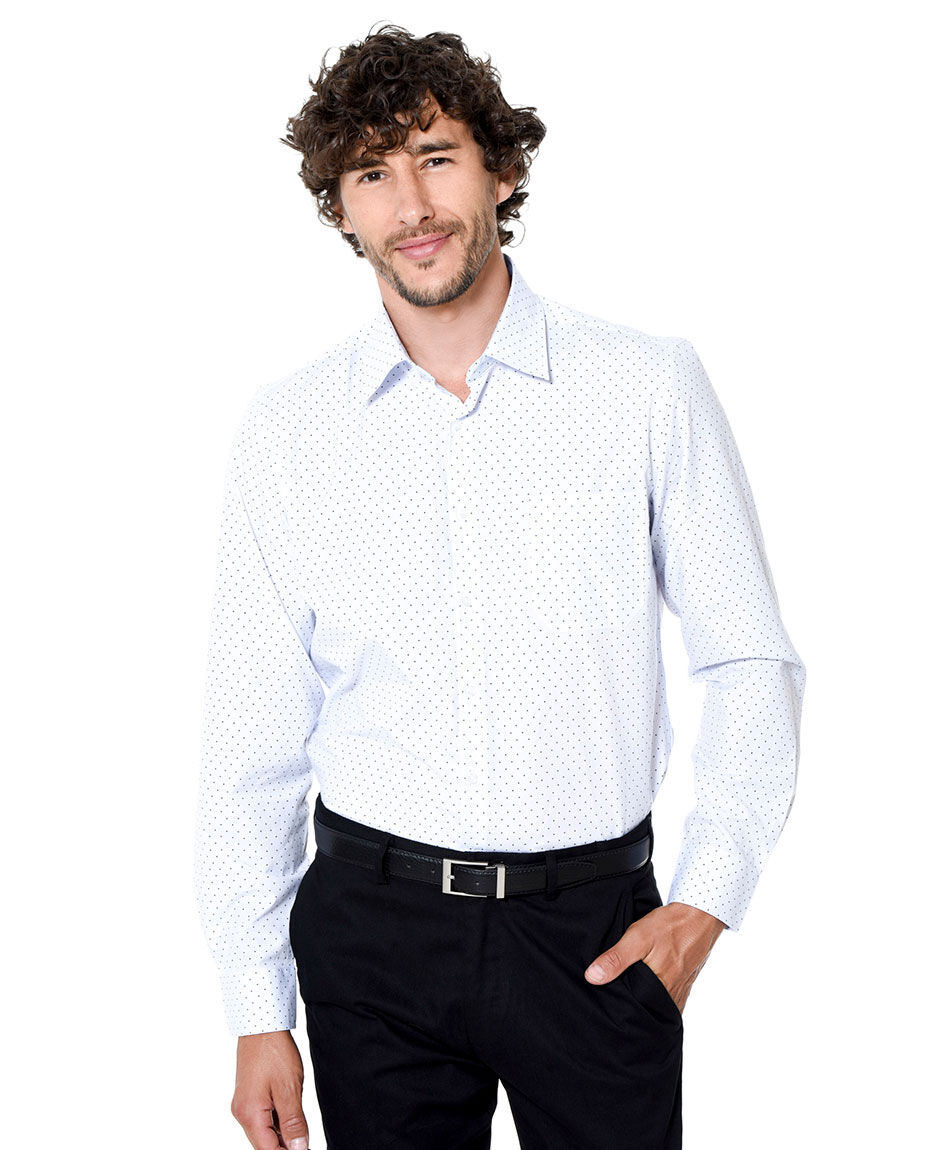 Camisa manga larga estampada