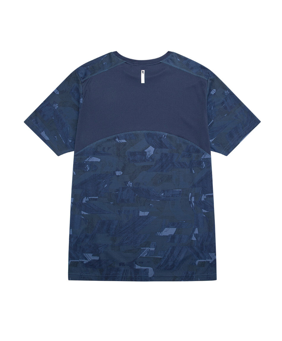 Remera deportiva hombre space blue