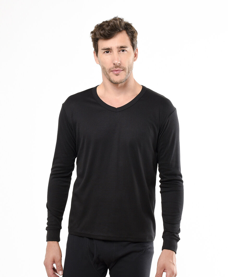 Camiseta hombre negra