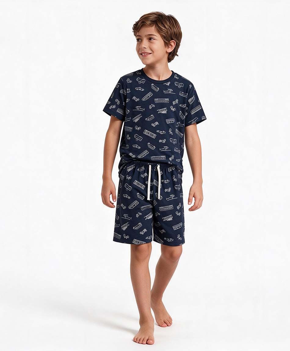 Pijama ni&ntilde;o autos