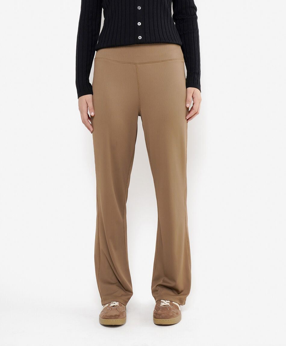 Pantal&oacute;n mujer acanalado