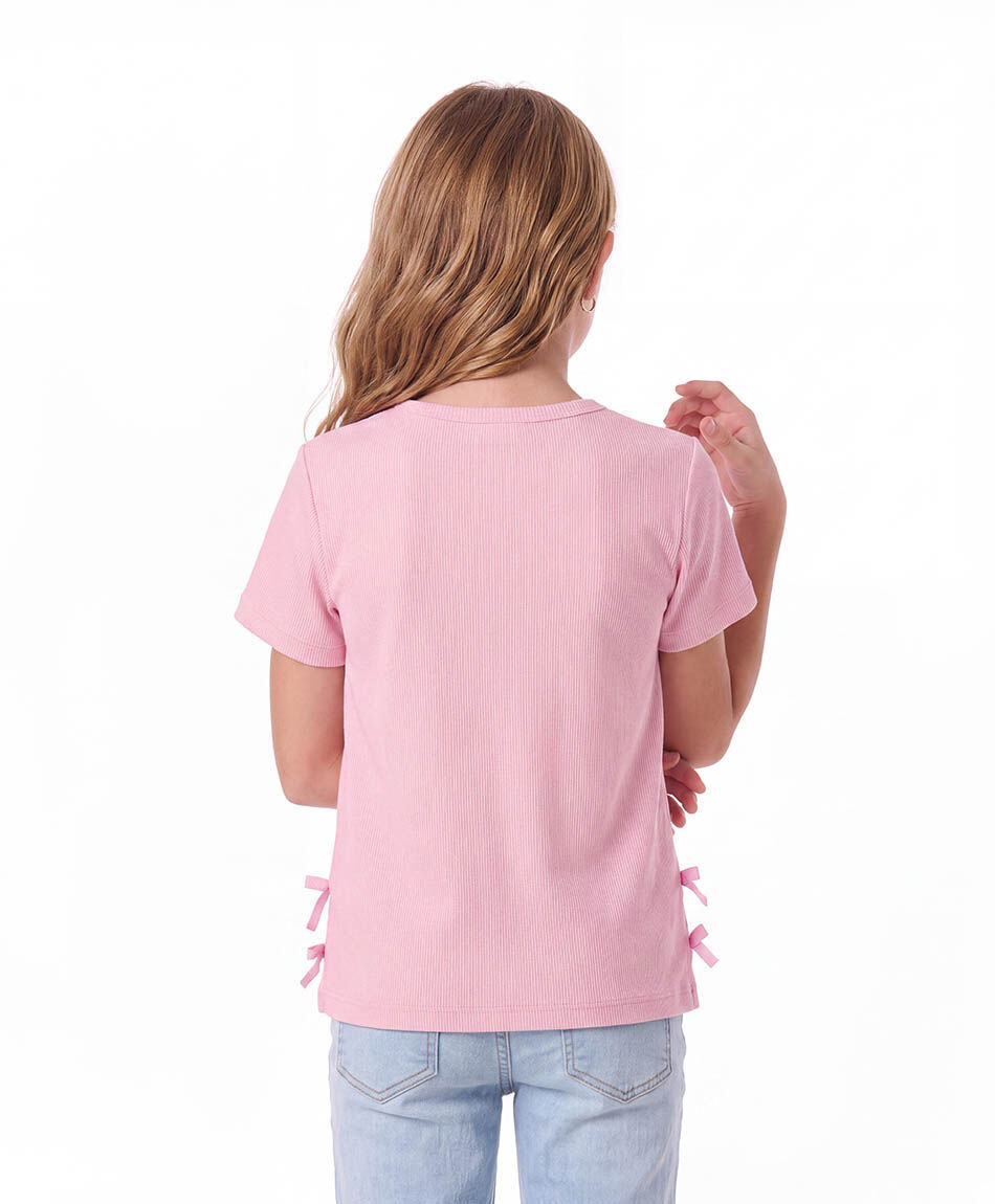 Remera ni&ntilde;a lazos