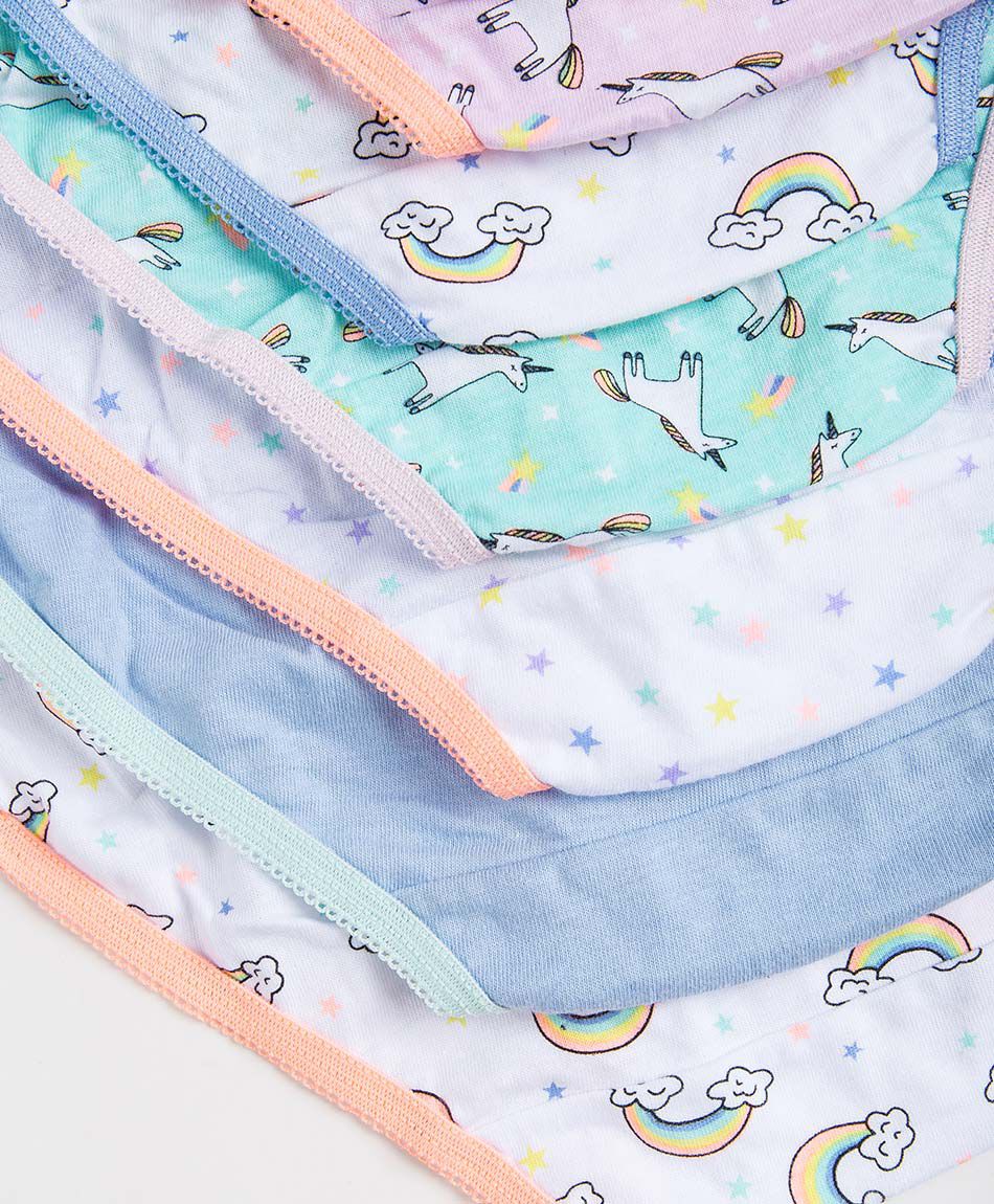 Pack 7 bombachas ni&ntilde;a print