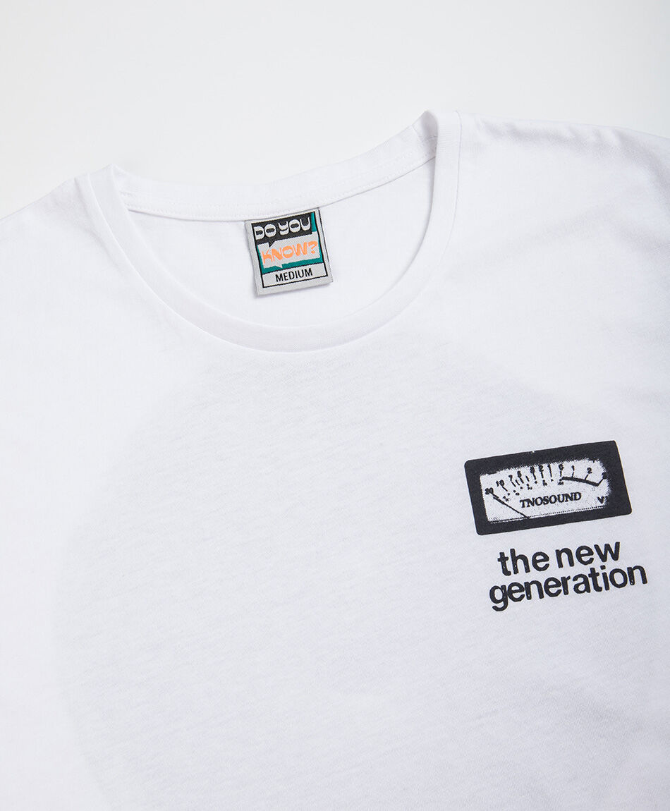 Remera hombre doble estampado new generation