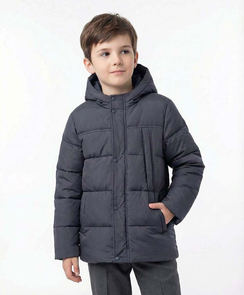 Parka escolar bolsillos