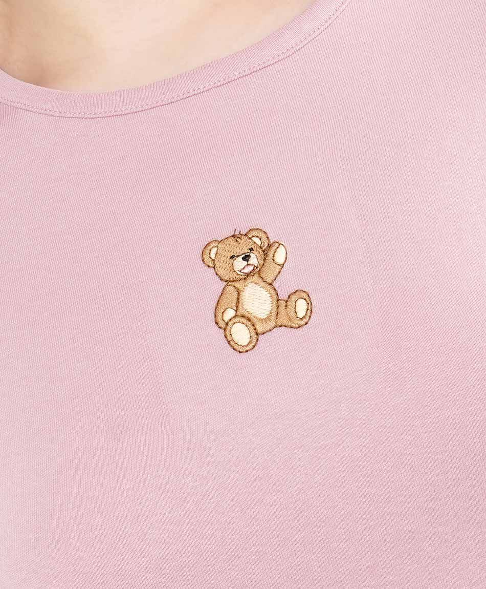 Remera mujer estampado osito pink