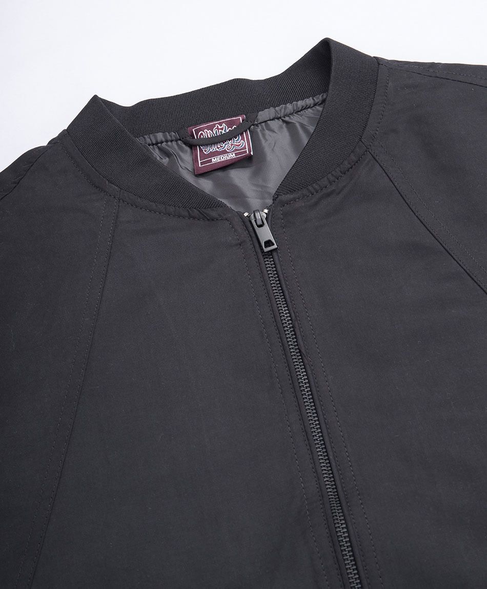 Campera hombre bomber black