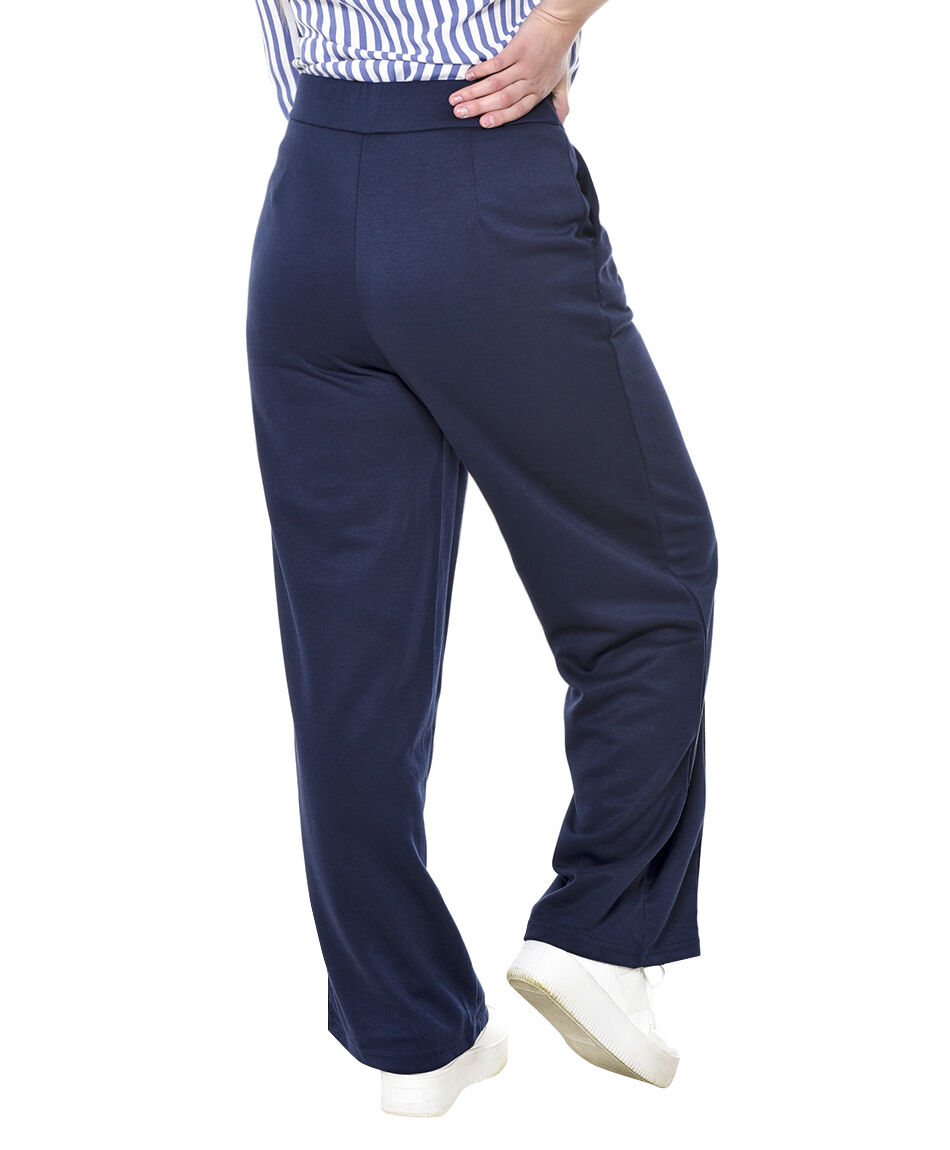 Pantalon jersey marine