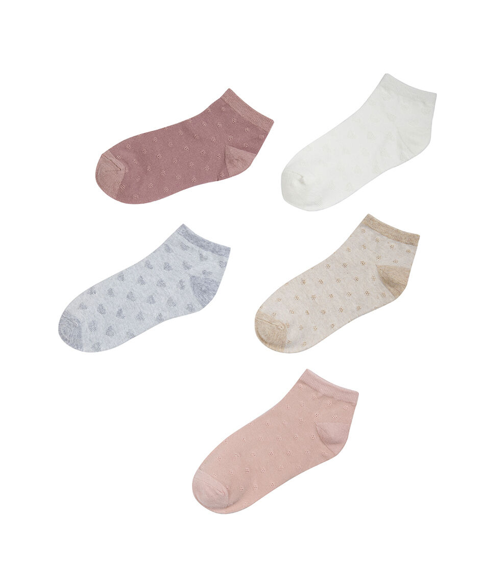 Pack 5 calcetines mujer cortos